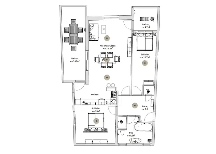 Pineapple - Zwinger Iii - 86qm - 1x Free Parking 아파트